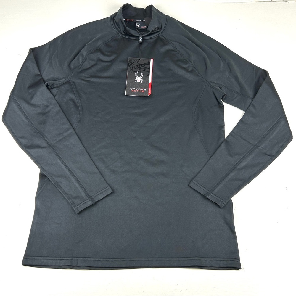Spyder Black Long Sleeve Top